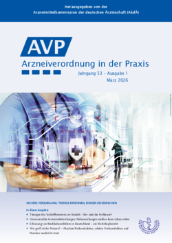 Arzneiverordnung in der Praxis, Ausgabe 1/2026 1/2026