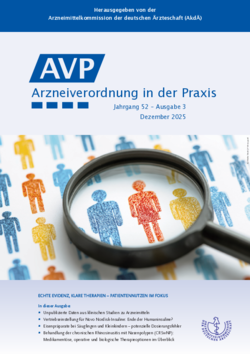 Arzneiverordnung in der Praxis, Ausgabe 3/2025 3/2025